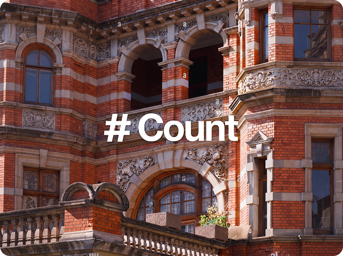 # Count — ornate building facade